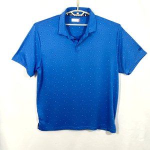 Ben Hogan Polo Style Golf Shirt w/Flags & Holes Print - XXL